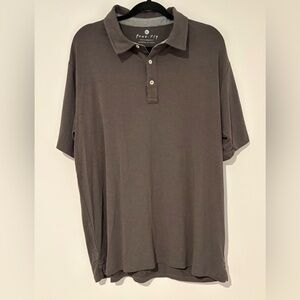 Freefly Men’s Performance Bamboo Polo Shirt Gray Casual Athletic - Size XL